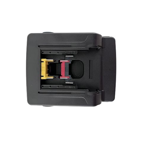GRIZZLY PRO BATTERY ADAPTER COMPATIBLE DE/MI/ME (RED)