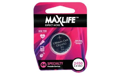 CR2450 LITHIUM BUTTON CELL SINGLE