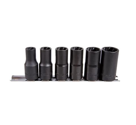 KING TONY 5PCE DAMAGED NUT REMOVER SET