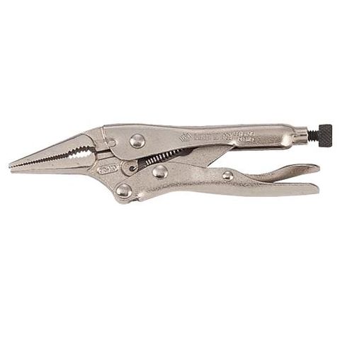 KING TONY LOCK GRIP PLIER LONG NOSE 6"