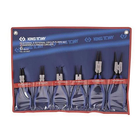 KINGTONY 6pce CIRCLIP PLIER SET