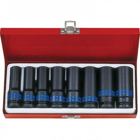 KING TONY 1/2DR 8PCE DEEP 12-24mm