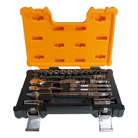 GEARWRENCH 38 PC. 1/4" & 3/8" DRIVE STANDARD 6 & 12 POINT METRIC/SAE SOCKET SET