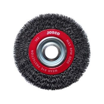 JOSCO BRUSH WHEEL CR 150X25XMB 0.35MM