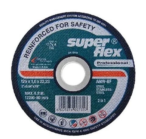 SUPERFLEX - 180x1.6x22.23 INOX PROFESSIONAL STAINLESS CUTTING DISC