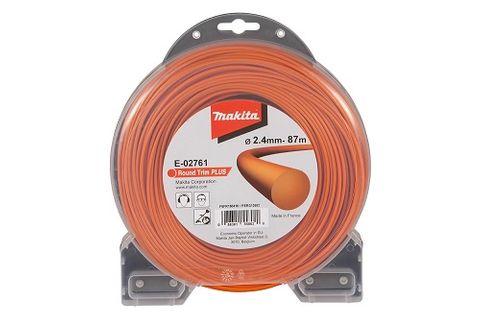 MAKITA 2.4mm x 87M NYLON ROUND TRIM - Orange