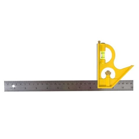 LUFKIN CRESCENT 300MM/12" STAINLESS STEEL COMBINATION SQUARE