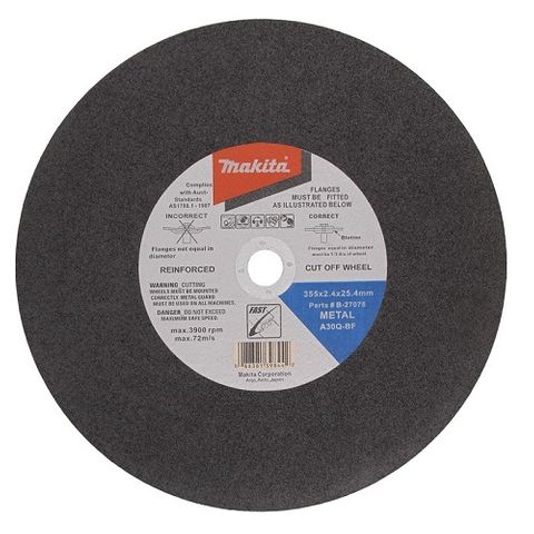 MAKITA C/O 355 x 2.4 x 25.4 Each