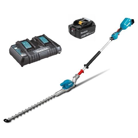 MAKITA 18V LXT BRUSHLESS 500MM ARTICULATING POLE HEDGE TRIMMER