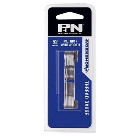 P & N THREAD PITCH GAUGE METRIC /WHITWORTH 0.25-6.0MM /4-62TPI