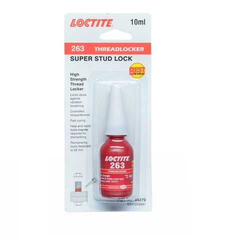 LOCTITE 263 10ml THREADLOCKER HIGH STRENGTH