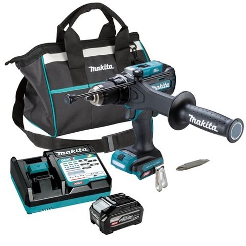 MAKITA 40Vmax XGT Brushless 3-Speed High-Torque Drill Driver 4.0Ah Tabless Kit
