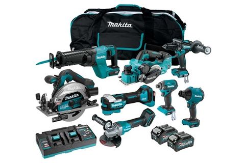 MAKITA 40VMAX BRUSHLESS 8-PC.COMBO (4.0AH) KIT