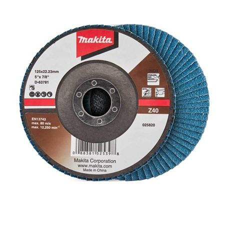 MAKITA Zirconia Alumina Flap disc1 25MM X 40G