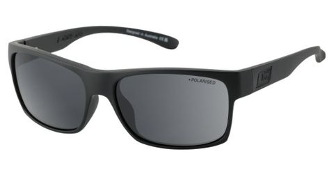 DIRTY DOG FURNACE-SATIN BLACK-GREY POLARISED