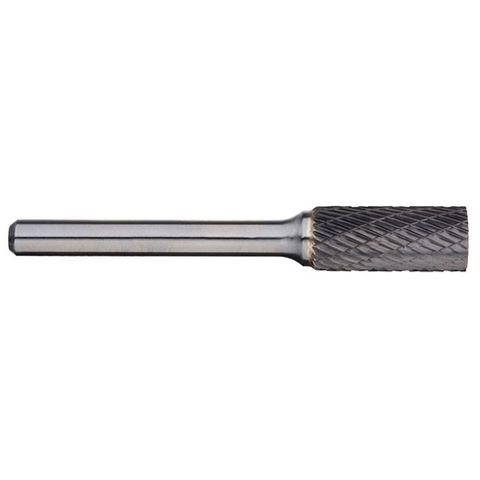 Alpha 5/16" Cylindrical Carbide Burr - 1/4" Shank SKU:SA-1DC