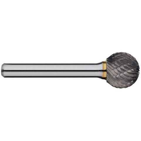 Alpha 5/16" Ball Carbide Burr - 1/4" Shank
