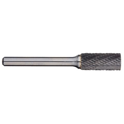 Alpha 1/2" Cylindrical Carbide Burr - 1/4" Shank Long Series 150MM LONG