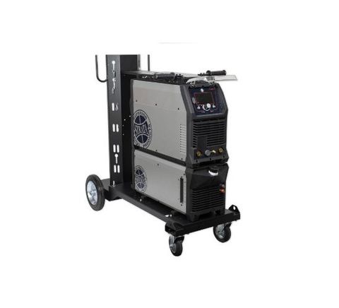 Strata AdvanceTig 400A Three-Phase Synergic AC/DC Pulse TIG/ARC PFC Inverter Welder with Trolley & Water Cooler