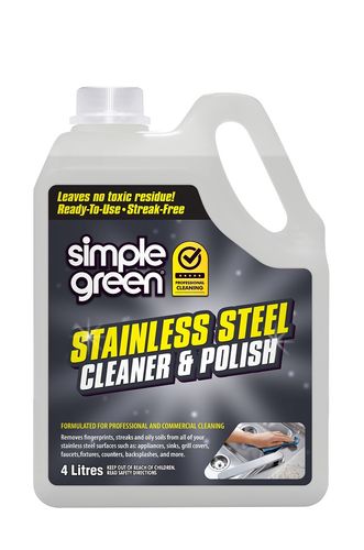 SIMPLE GREEN© STAINLESS STEEL CLEANER AND POLISH CONCENTRATE 4L