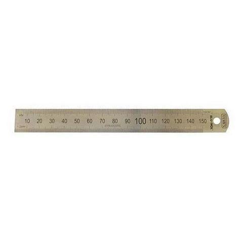 BLU-MOL - VERTEX 6"/150MM STAINLESS STEEL RULE