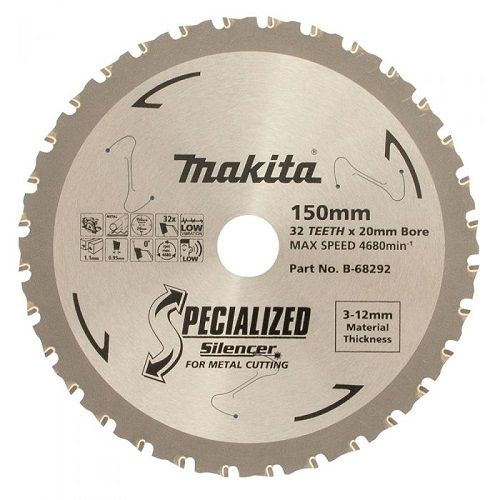 MAKITA COLD CUT BLADE 150 X 32TPI