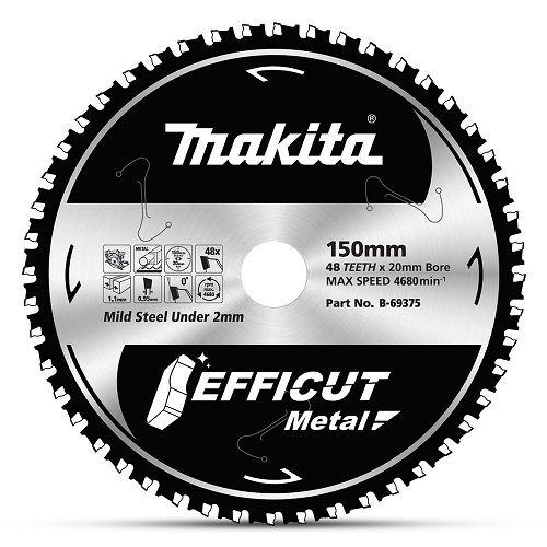 MAKITA  EFFICUT METAL STAINLESS 150x48T