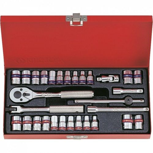 KING TONY 30PC 1/4DR SOCKET SET