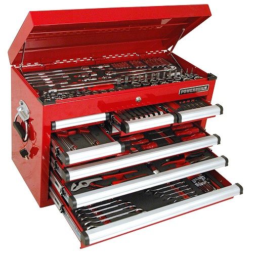 POWERBUILT 248PC COMPLETE TOOL CHEST & ASSORTED TOOLS