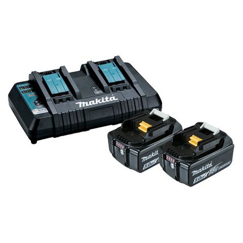 MAKITA 18V 5.0AH LXT CORDLESS BATTERY KIT