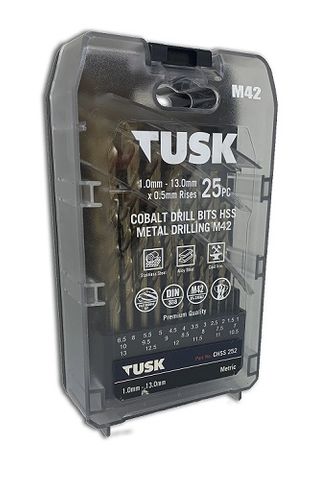 TUSK COBALT DRILL BITS SET M42 1-13mm