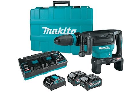 MAKITA 40VMAXX2 (80V) XGT BRUSHLESS 18MM AWS™ DEMOLITION HAMMER, SDS-MAX  KIT