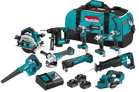 MAKITA 18V CORDLESS BRUSHLESS 10PC KIT