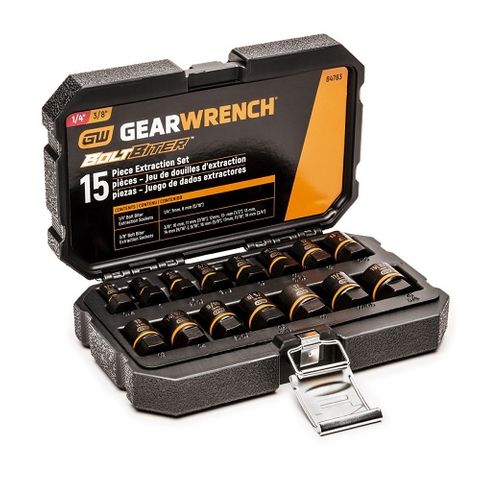 GEARWRENCH 10pc 1/2" Dr BOLT BITER DEEP EXTRACTION SOCKET SET