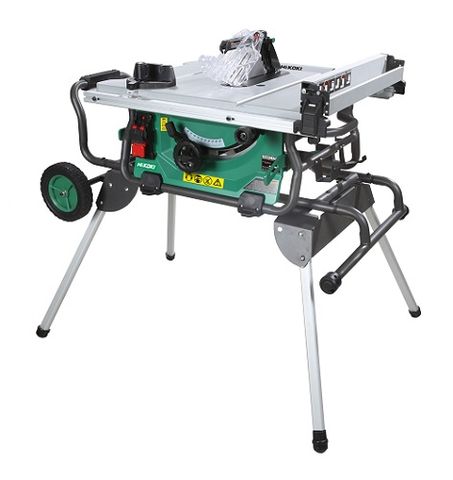 HIKOKI 254MM 1500W PROFESSIONAL WORKSITE TABLE SAW WITH STAND