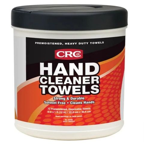 CRC HAND CLEANER TOWELS