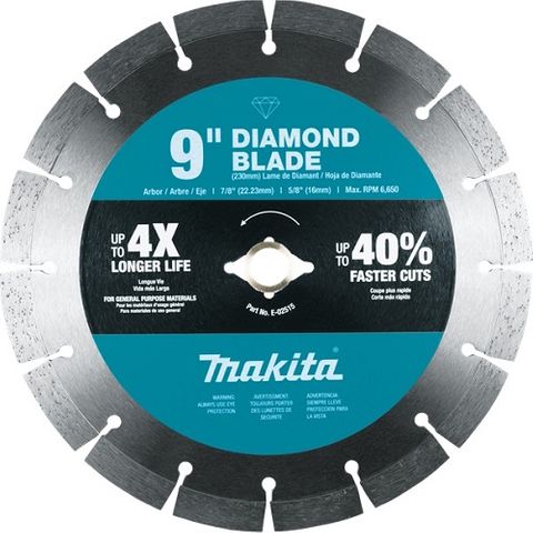 MAKITA X-LOCK DIAMOND BLADE 125MM SEGMENTED