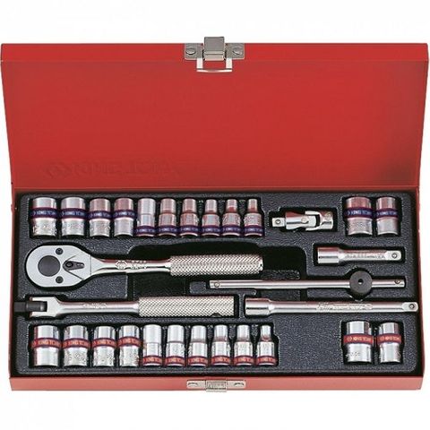 KING TONY 26PC 1/4DR SOCKET SET