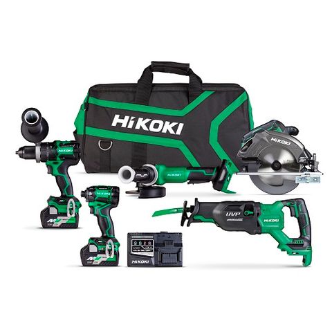 36V Hikoki Brushless 5-Tool Kit (2x BSL36A18)