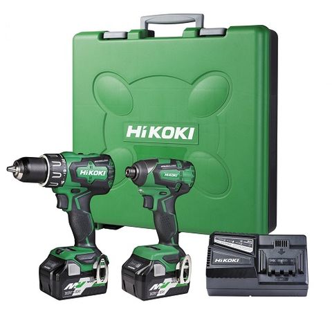 18V Hikoki Brushless Impact Drill & Impact Driver Kit (2x BSL36A18)