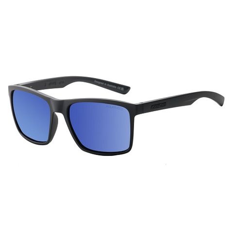 DIRTY DOG DROID - SATIN BLACK - GREY/BLUE FUSION MIRROR POLARISED