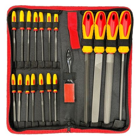 STARRETT ENGINEERS FILE SET 19 pc