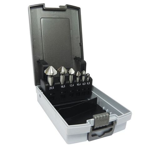 DART 3 FLUTE HSS COUNTERSINK - 6 PIECE SET