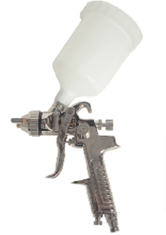 WELLMADE GRAVITY FEED SPRAY GUN & CUP 0.8mm