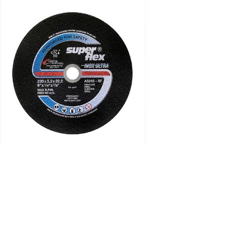 SUPERFLEX - 125x2.4x22.23 INOX ULTRA STEEL & STAINLESS CUTTING DISC