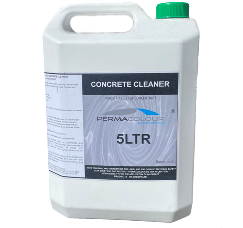 PERMACOLOUR CONCRETE CLEANER - 5 LITRE