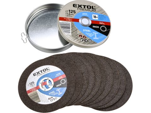 Extol Steel Cutting Discs 125mm (10 PACK)