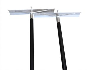 MM BLACK CONCRETE RAKE WITH HOOK 506MM