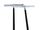 MM BLACK CONCRETE RAKE WITH HOOK 506MM