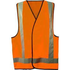 HI-VIS VEST D/N ORANGE-SML